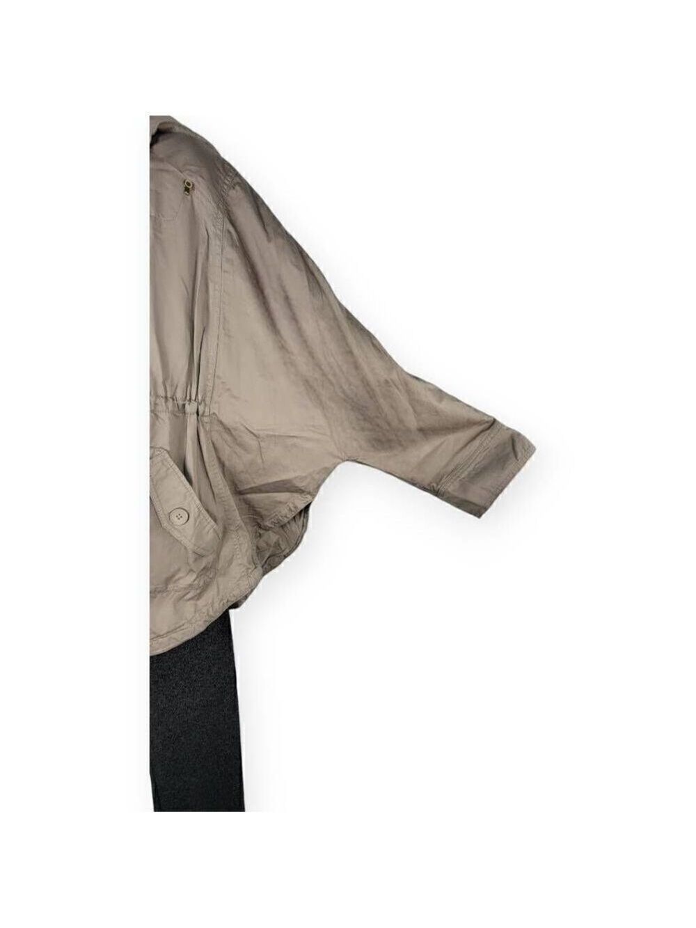 Only Tan Hooded Utility Jacket Large - Picture 4 of 5